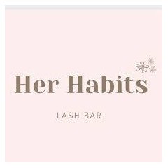 Logo Her Habits Lash Bar