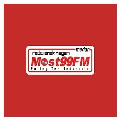 Logo Radio 99 MOST FM Medan