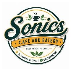 Logo sonics cafe & eatery